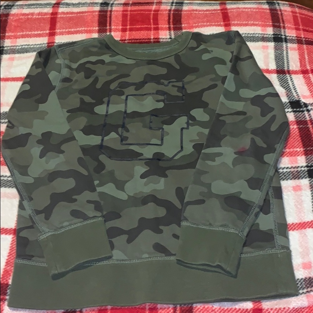 Boys camo gap sweater